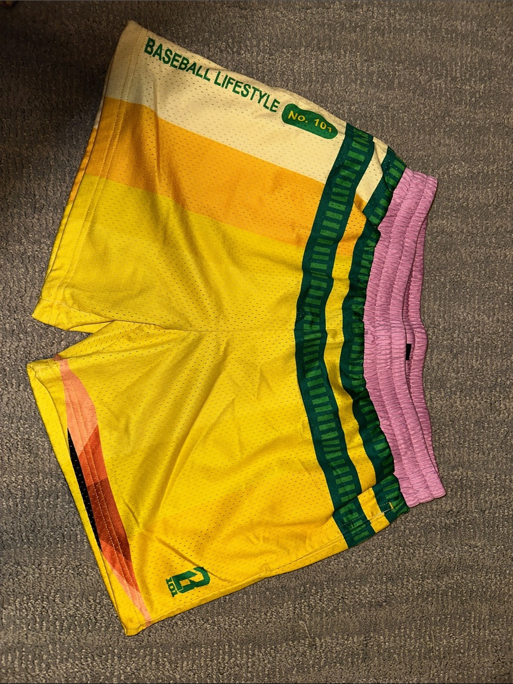 Men's Pencil Baseball Lifestyle Shorts